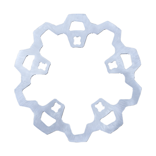 Lyndall Brakes Enforcer 1 Piece Rotor - Front Silver 11.8 — Harley-Davidson (2014-2021)