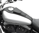 Mustang Motorcycle Solo with Driver Backrest Diamond — 2011-2013 Harley-Davidson Touring