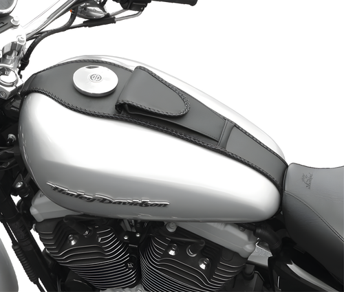 Mustang Motorcycle Solo with Driver Backrest Diamond — 2011-2013 Harley-Davidson Touring