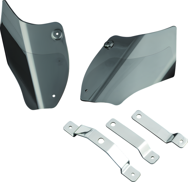Kuryakyn Heat Deflectors — 2000-2017 Harley-Davidson Softail Smoke