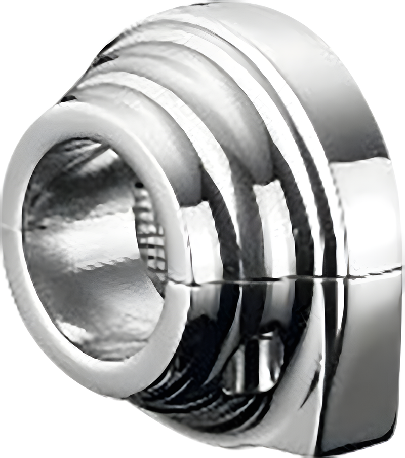 Harddrive Billet Throttle Clamp - Double Cable Screw IN Style Chrome