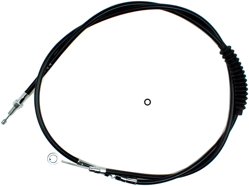 Motion Pro Black Vinyl Clutch Cable - LW Cable — Harley-Davidson Softail Fat Boy, Softail Heritage Springer, Dyna Super Glide (1992-2006)