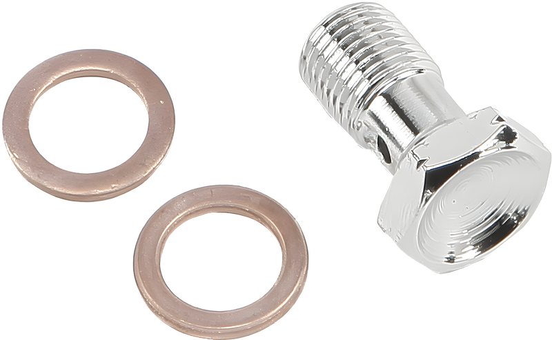 Goodridge Banjo Bolt - Chrome 10mmx1.0 Short