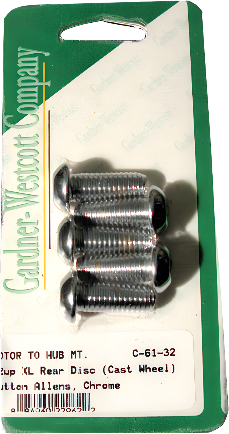 GardnerWestcott Brake Rotor Bolts - Allen Bolts 92-UP BIG Twin Cast Wheel