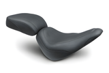 Mustang Motorcycle Original Solo Seat with Backrest Receiver - Harley Softail Slim 2018-2021
