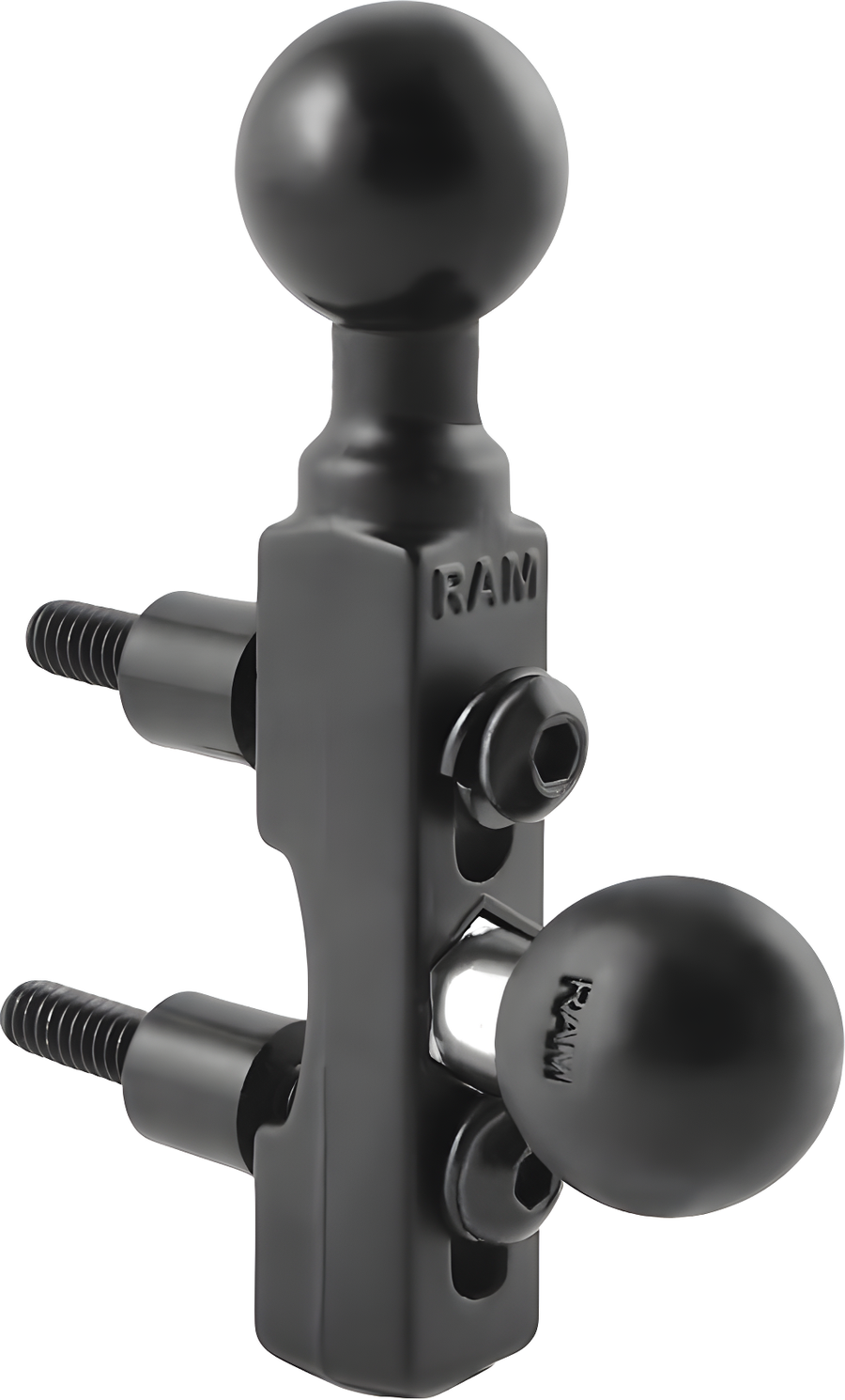 RAM Mount Base Dual 1-inch Balls - Harley & Indian V-Twin