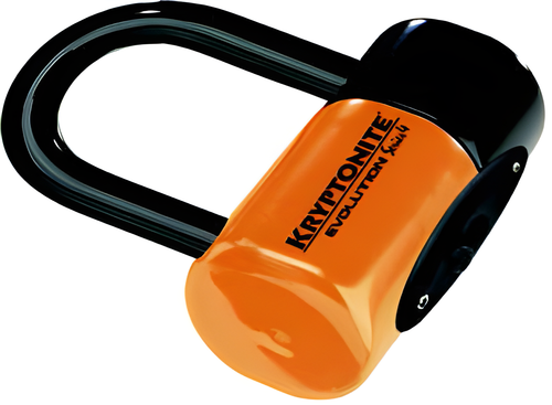 Kryptonite Evolution Series 4 Disc Lock - Orange W/Pouch AND Cable