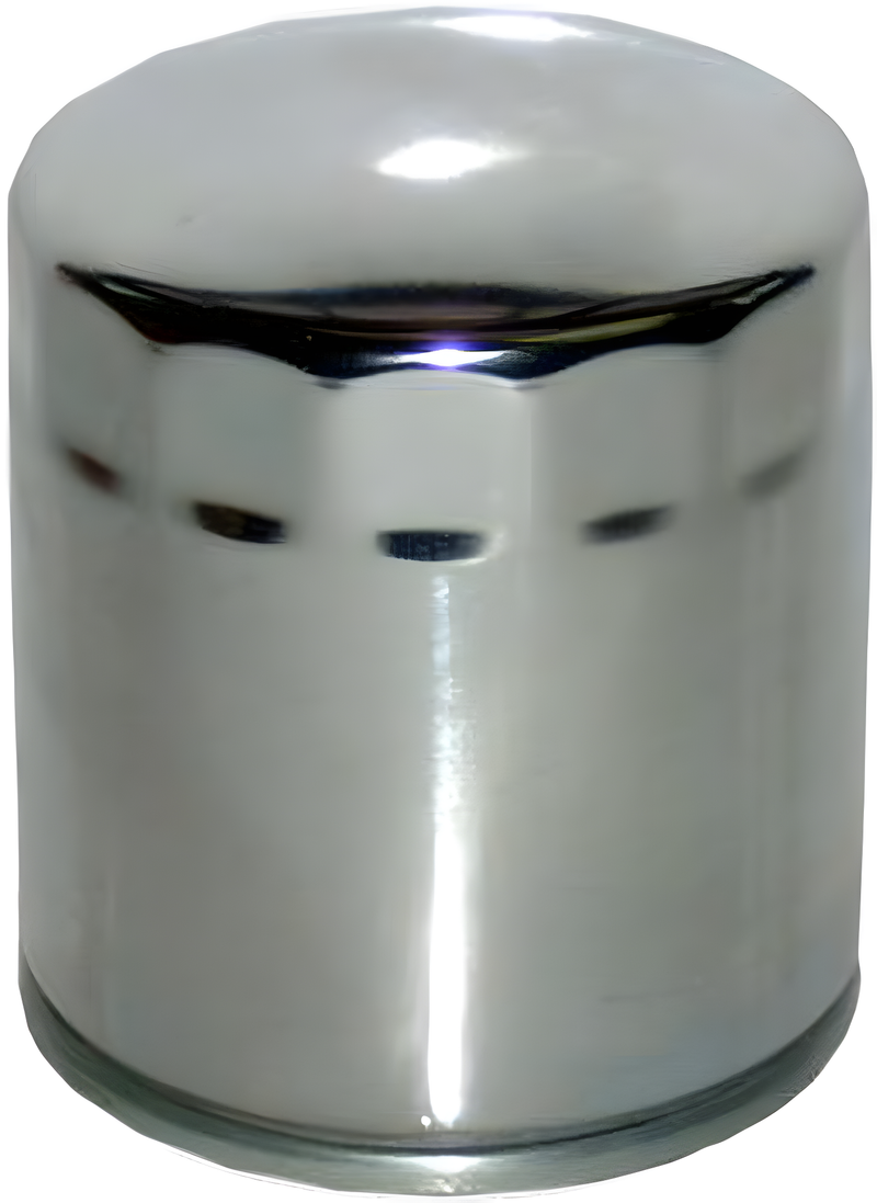 Hiflofiltro Oil Filter - Chrome — Harley-Davidson Night Rod Special, V-Rod, V-Rod Muscle (2002-2017)