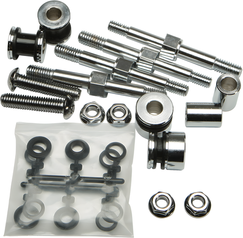 Harddrive Detachable Sissy Bar Docking Hardware - KIT Chrome Flstc/SC 2005-2007 — Harley-Davidson Softail Heritage Classic (2000-2017)