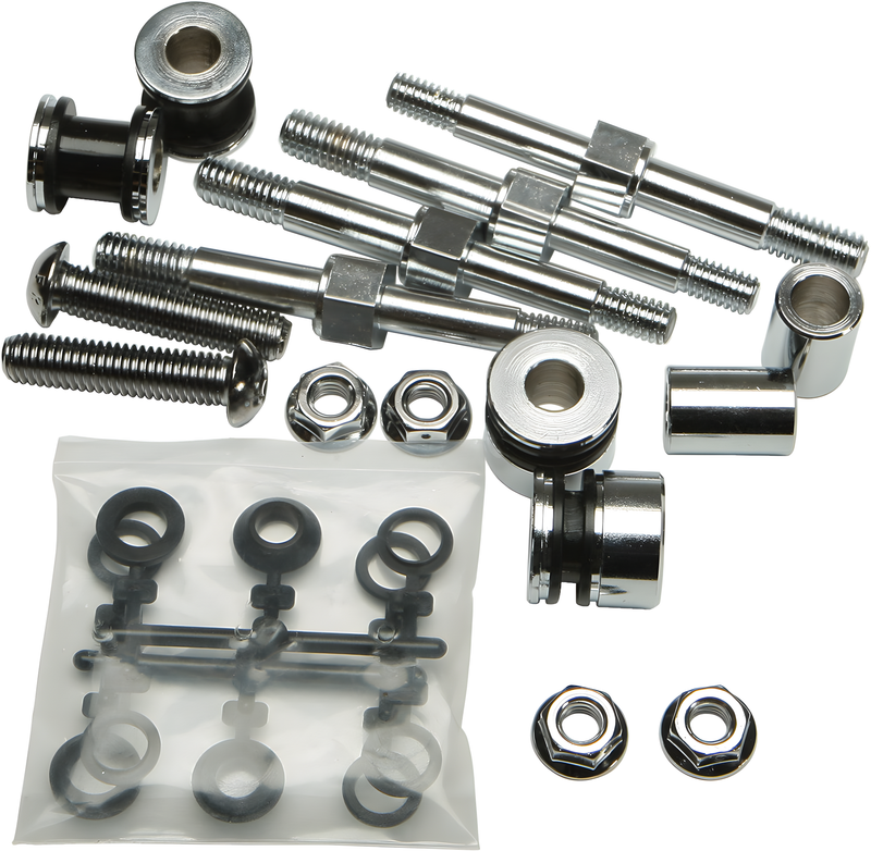Harddrive Detachable Sissy Bar Docking Hardware - KIT Chrome Flstc/SC 2005-2007 — Harley-Davidson Softail Heritage Classic (2000-2017)