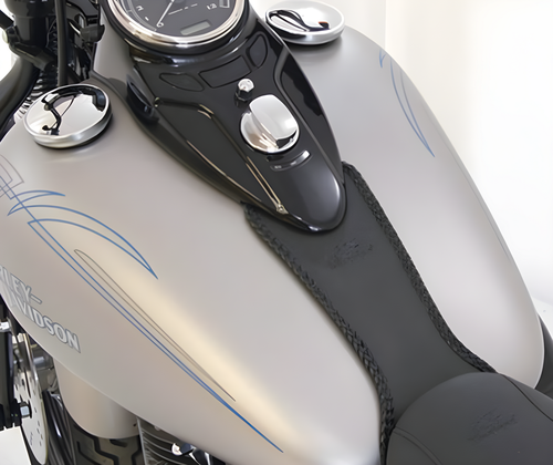 Mustang Motorcycle Tank Bib Original — 2008-2013 Harley-Davidson Softail Tank