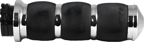 Avon Air Cushioned Grips - TBW Chrome — Harley-Davidson Road King, Electra Glide Ultra Classic, Street Glide (2008-2019)