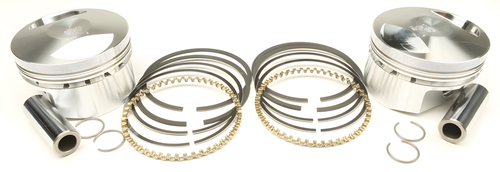 Wiseco V-Twin Piston Kit - 1200 EVO Sportster 10.5:1 Comp — Harley-Davidson Electra Glide Classic, Sportster 883, Softail Custom (1984-1999)