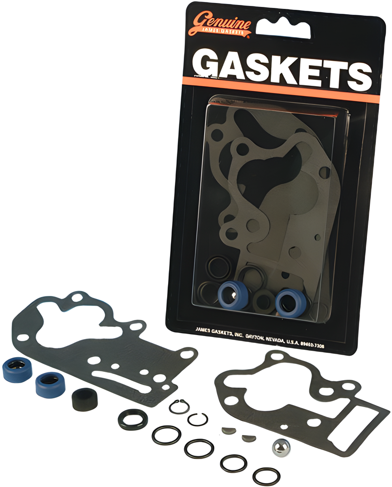 James Gaskets Big Twin Gasket Kit - Seal OIL Pump W/Paper Gaskets KIT 92-FLH — Harley-Davidson (1992-1999)