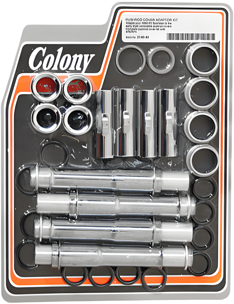 Colony Machine Pushrod Cover Conversion & Adaptor Kit - W/Adaptor 1990-2003 XL — Harley-Davidson (1990-2003)