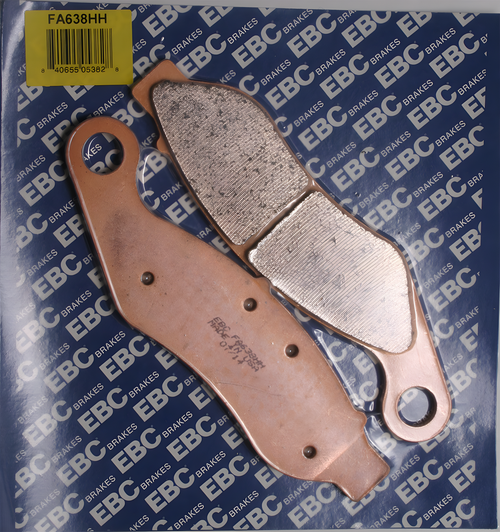 EBC Hi-Performance Brake Pads - Fa638hh Double-H Sintered — Harley-Davidson Tri Glide Ultra Classic, Freewheeler (2014-2018)