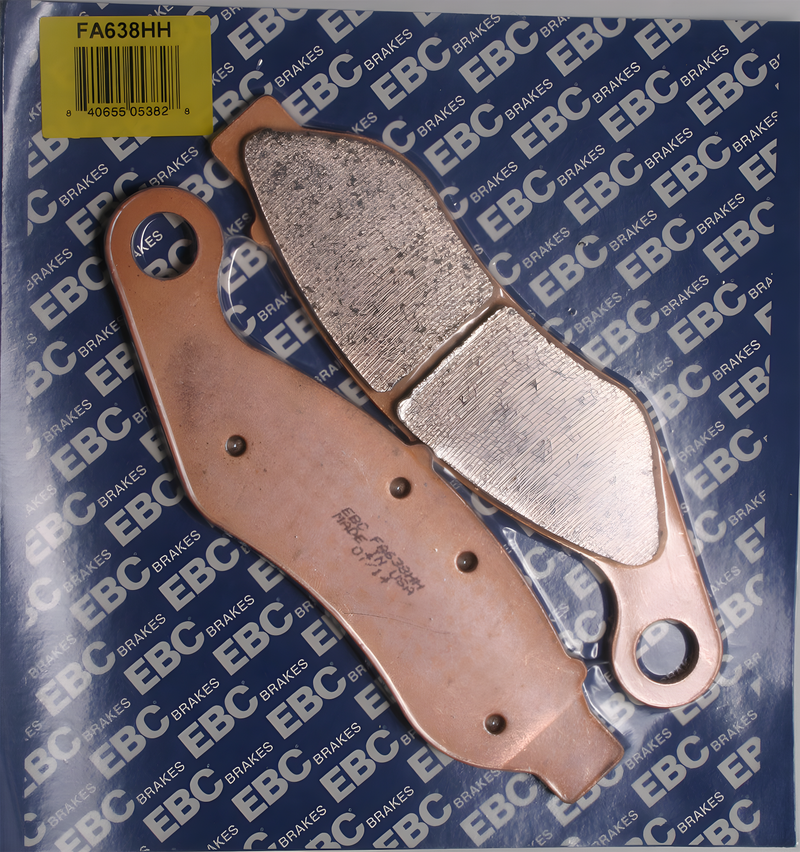 EBC Hi-Performance Brake Pads - Fa638hh Double-H Sintered — Harley-Davidson Tri Glide Ultra Classic, Freewheeler (2014-2018)