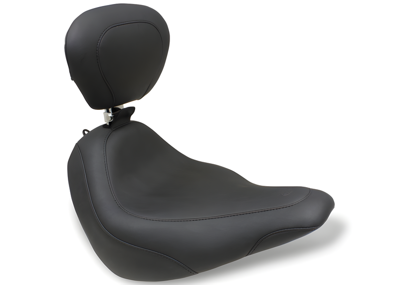 Mustang Motorcycle Solo with Driver Backrest Original — 2018-2021 Harley-Davidson Softail Slim