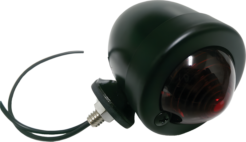 Harddrive Bullet Light - Marker Light Black RED Lens Single Filament