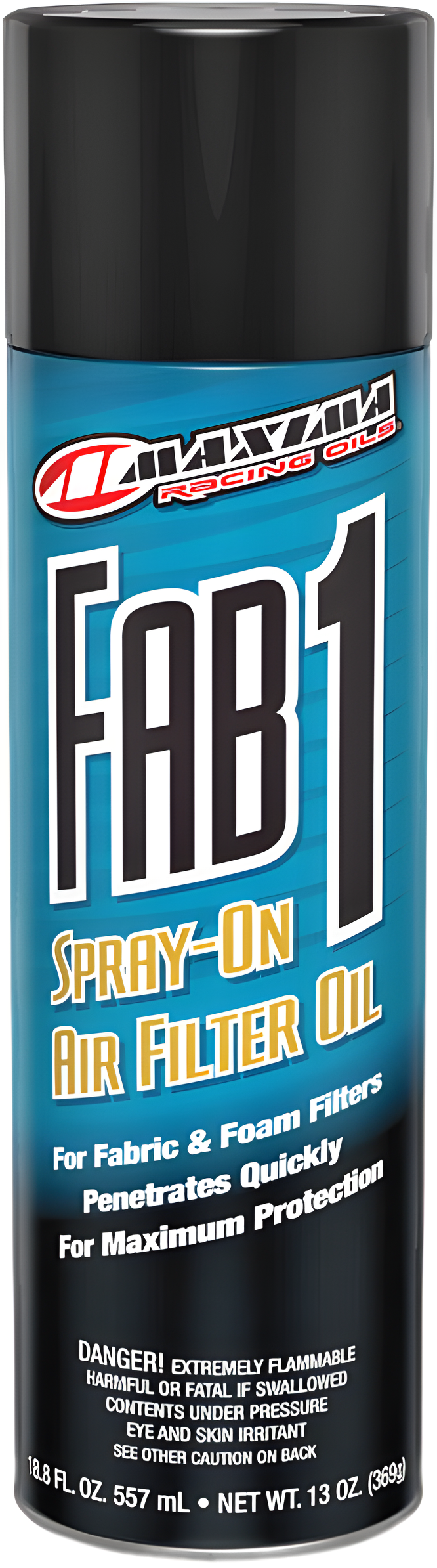 Maxima Fab-1 Fabric & Foam Spray - 1 Spray-ON AIR Filter OIL 13oz