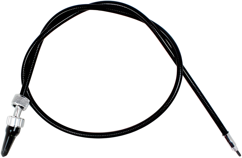 Motion Pro Black Vinyl Speedo Cable — Harley-Davidson Low Rider Custom (1980-1994)