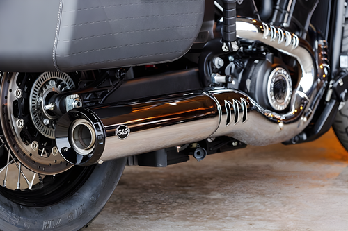 S&S Cycle Mufflers — Indian Motorcycle Scout, Scout Sixty, Scout Bobber (2015-2025)