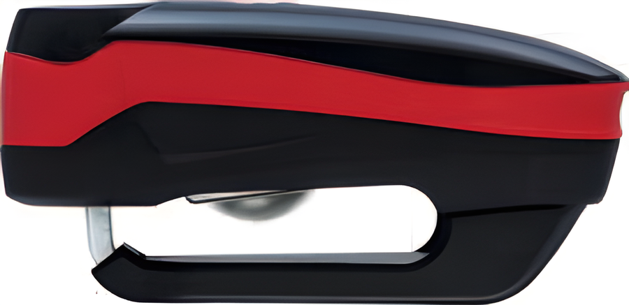 Abus 7000 RS1 3D Alarm Disc Lock Red - Harley & Indian V-Twin