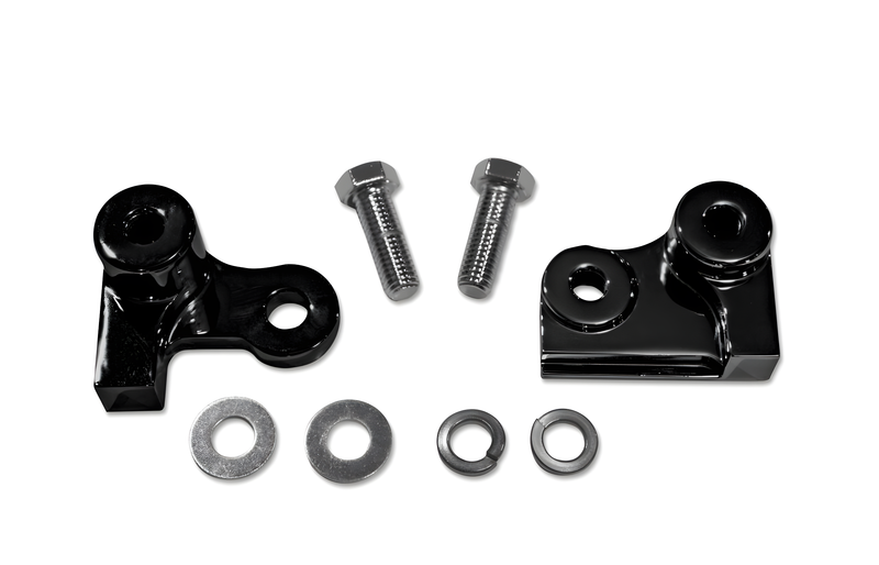 Burly Brand Rear Lowering Blocks - BLK Dyna 2006-2009 — Harley-Davidson Dyna Super Glide, Dyna Street Bob, Dyna Super Glide Custom (2006-2009)