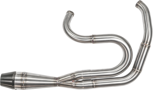 Sawicki 2 in 1 Shorty Exhaust - BIG Inch Brushed SS — Harley-Davidson Electra Glide, Softail Heritage Classic, Electra Glide Classic (1955-2026)