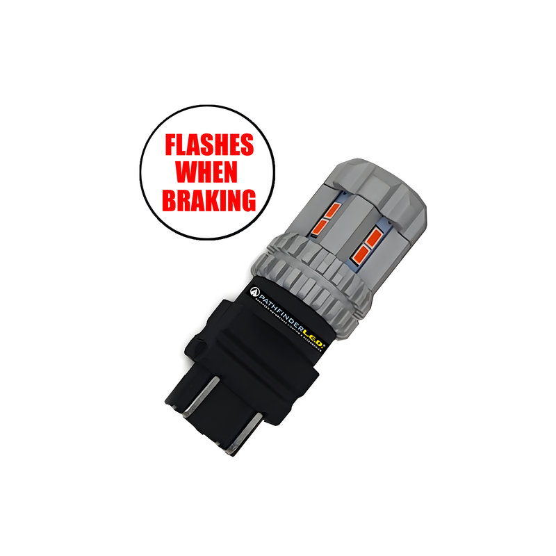 Pathfinder Ultra Flash LED Bulb - EA Flashes 4x When Braking