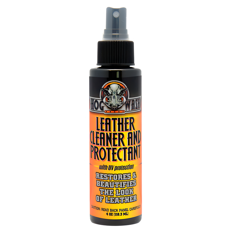Hog Wash Leather Cleaner & Protectant w/UV Protection - 4oz