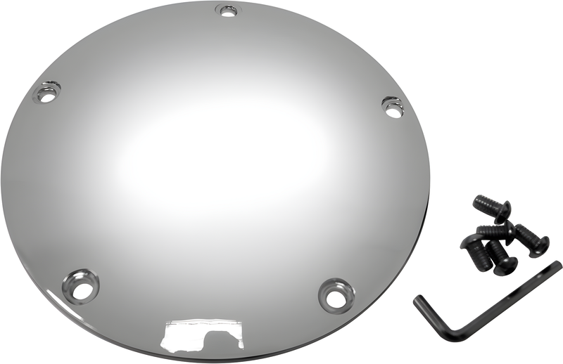 Harddrive Derby Cover - Chrome BIG Twin 1999-2016 — Harley-Davidson Dyna Switchback, Road Glide Custom, Softail Breakout (1999-2016)