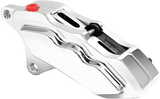 Hawg Halters Inc 6-Piston Front Caliper Left Chrome - LHSCC6001 - Harley Touring & Softail