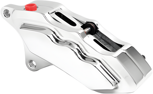 Hawg Halters Inc 6 Piston Caliper Kits - Pist Diff Front Caliper L/H Chrome 00-… — Harley-Davidson (1984-2026)