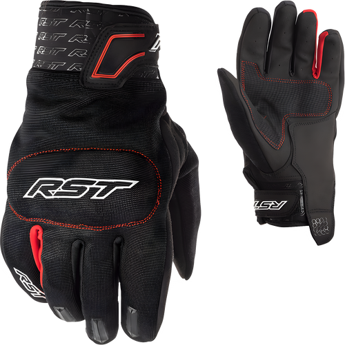 RST Rider CE Glove - Black/RED SM