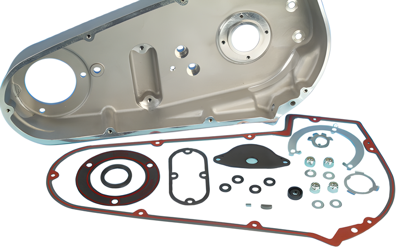 James Gaskets Shovelhead Gasket Kit - Primary Cover 8 Hole BIG Twin Early KIT 6… — Harley-Davidson Electra Glide, Super Glide, Low Rider (1970-1984)
