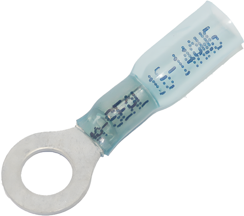 NAMZ Custom Cycle Ring Terminals - Terminal Heat Sealable .25