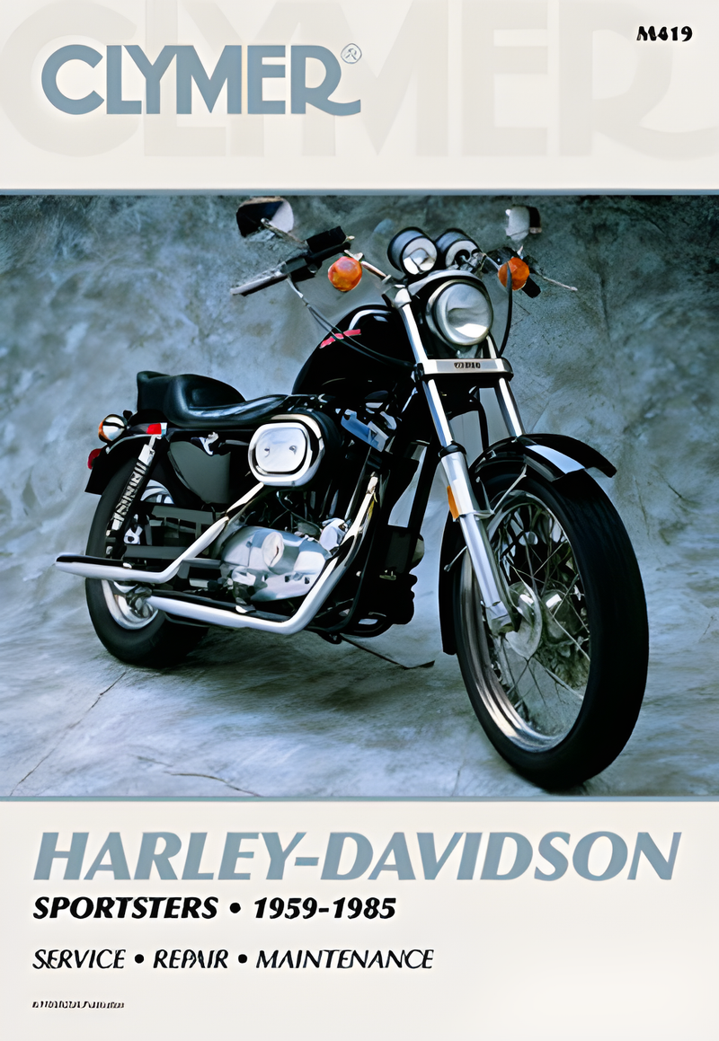 Clymer Repair Manual - Harley Sportsters — Harley-Davidson Sportster 1000, 1000 Roadster, Sportster Sixty One 1000 (1972-1985)