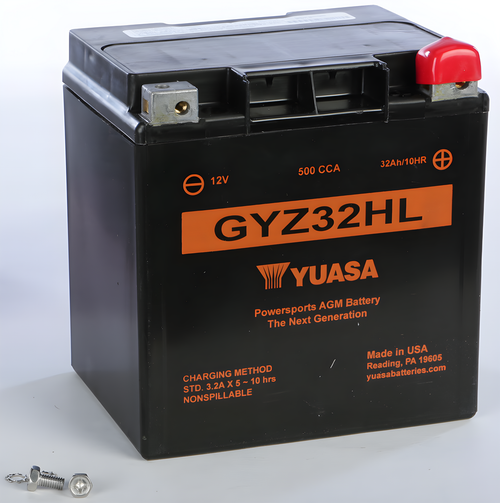 Yuasa GYZ Series AGM Battery - Gyz32hl Sealed Factory Activated