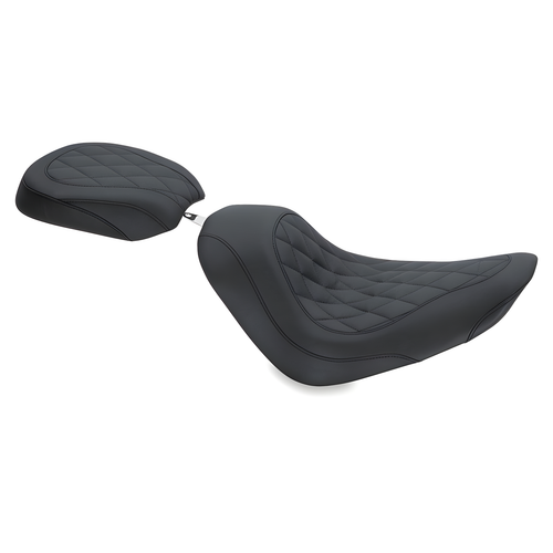 Mustang Motorcycle Passenger Diamond — 2006-2017 Harley-Davidson Softail Wide