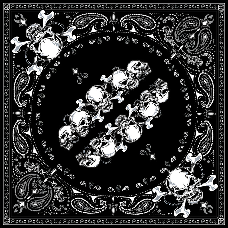 Zan Bandanna - Skull ROW
