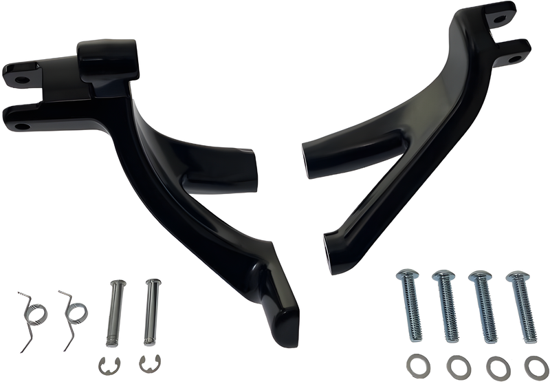 Harddrive Floorboard to Peg Conversion Kit - Conv KIT Black M8 Softails — Harley-Davidson (2018-2025)
