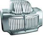 Kuryakyn Oil Cooler Covers B — 2011-2016 Harley-Davidson Touring