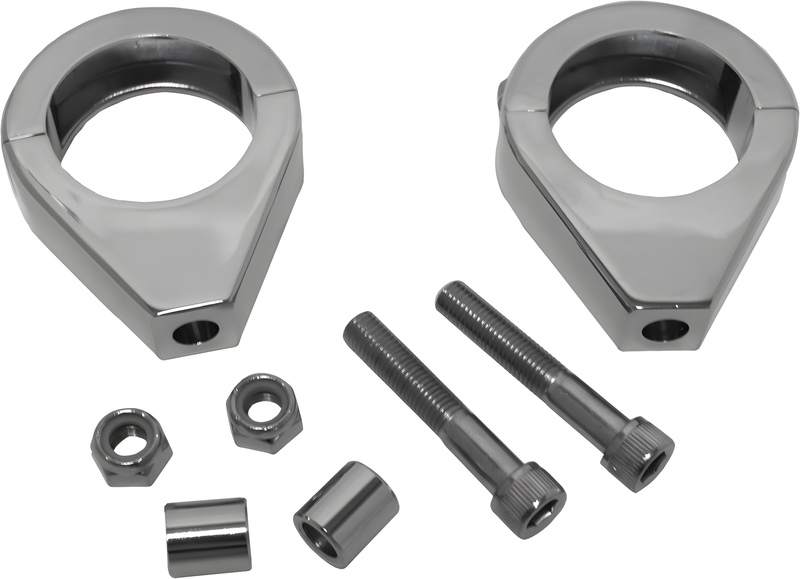 Harddrive Turn Signal Clamp - 39mm PR Chrome
