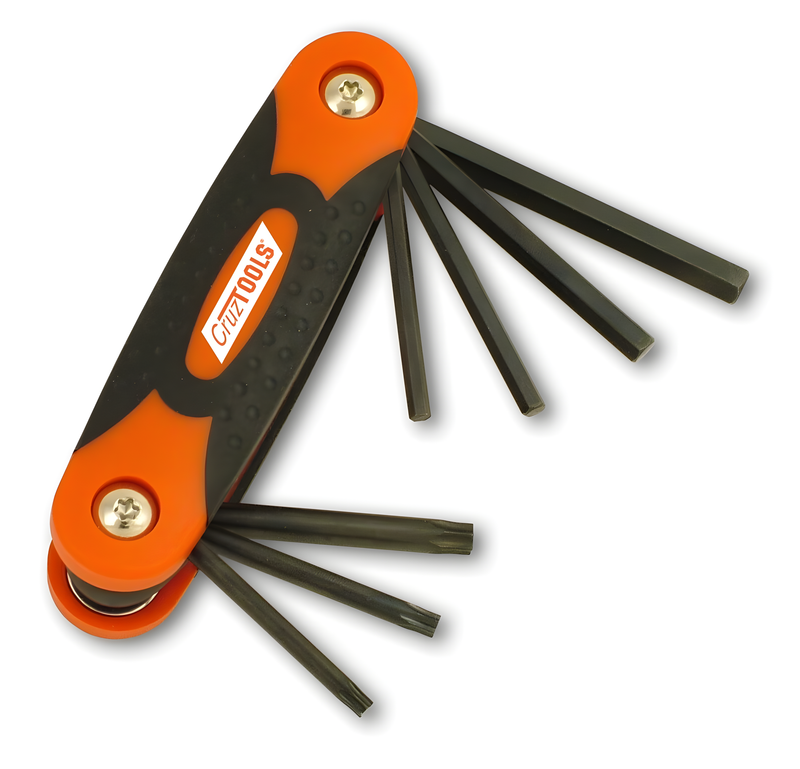 Cruz Tools Folding Hex/Torx Key Set - FOR H-D