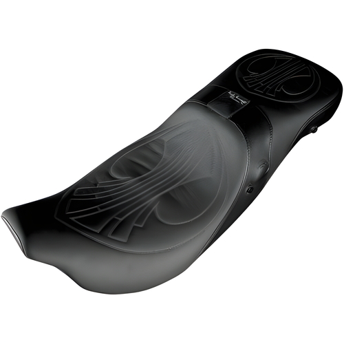 Danny Gray Weekday 2-Up Seat - AIR Seat FLH/FLT 08-UP — Harley-Davidson Road King, Electra Glide Ultra Classic, Street Glide (2008-2019)