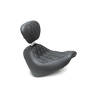 Mustang Motorcycle Solo with Driver Backrest Diamond — 2018-2021 Harley-Davidson