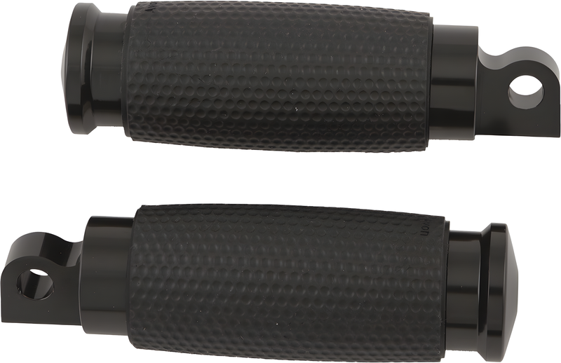 Avon Air Cushioned Footpegs - GEL Foot Pegs Black — Harley-Davidson Electra Glide, Softail Heritage Classic, Electra Glide Classic (1955-2026)
