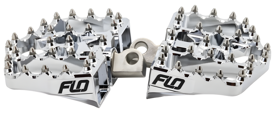 Flo Motorsports Mini Moto Boards Chrome - Harley Softail & Sportster