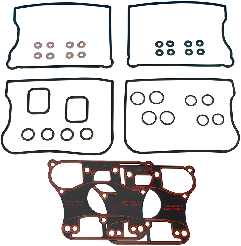 James Gaskets Big Twin Gasket Kit - Rocker Cover W/Paper RKR Base KIT 17038-90 — Harley-Davidson (1984-1991)